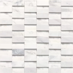 Contempo White Random - stone tile